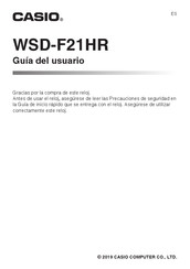 Casio WSD-F21HR Guia Del Usuario