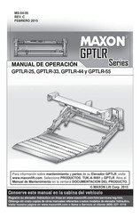 Maxon GPTLR Serie Manual De Operación