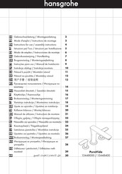 Hansgrohe PuraVida 15448400 Instrucciones De Montaje