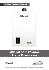 Rinnai RUS-24FEHF Manual De Instalacion Y Uso