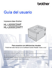 Brother HL-L9300CDWTT Guia Del Usuario