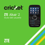 Cricket ZTE Altair 2 Guia Del Usuario