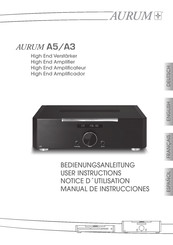 aurum A5 Manual De Instrucciones