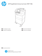 HP PageWide Enterprise Color 785zs Guia De Instalacion