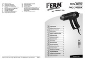 Ferm FHG-2000DK Manual De Instrucciones