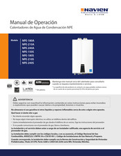 Navien NPE-210A Manual De Operación