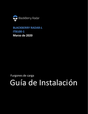 Blackberry RADAR-L ITB100-1 Guia De Instalacion