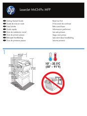 HP LaserJet M4349 Serie Guía De Instalación Inicial