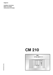 Gaggenau CM 210 Instrucciones De Montaje