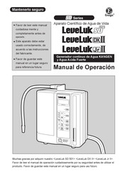 Enagic leveluk JR II Manual De Operación