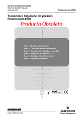 Emerson Rosemount 4500 Guía De Instalación Rápida