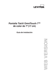 Leviton OmniTouch 7 Guia De Instalacion