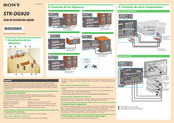 Sony STR-DG920 Guía De Instalación Rápida