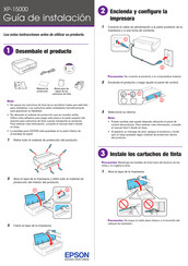 Epson XP-15000 Series Guia De Instalacion