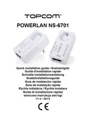 Topcom POWERLAN NS-6701 Guía De Instalación Rápida