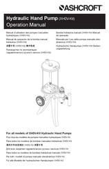 Ashcroft XH0V-Kit Manual De Operación