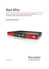 Focusrite Red 4Pre Guia Del Usuario