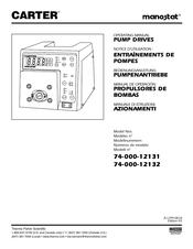 Thermo Fisher Scientific CARTER manostat 74-000-12131 Manual De Operación