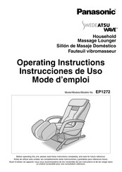 Panasonic SWEDEATSU WAVE EP1272 Instrucciones De Uso