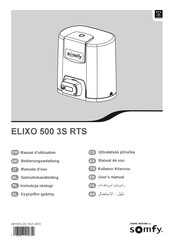 SOMFY ELIXO 500 3S RTS Manual De Uso