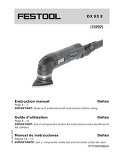 Festool 73707 Manual De Instrucciones