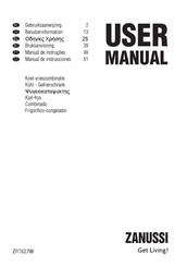 Zanussi ZRT627W Manual De Instrucciones