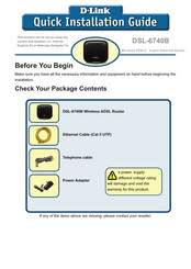 D-Link DSL-6740B Manual De Instrucciones