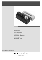 Martin Vigorimeter Instrucciones Para El Uso