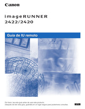 Canon imageRUNNER 2422 Manual De Uso