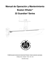 Boston Whaler 22 Guardian Serie Manual De Operación Y Mantenimiento