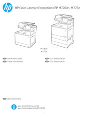 HP Color LaserJet Enterprise  M776dn Guia De Instalacion