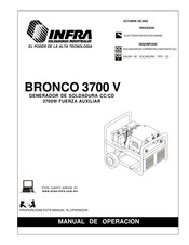 Infra BRONCO 3700 V Manual De Operación