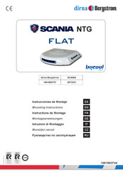 dirna Bergstrom bycool blue line Scania NTG FLAT Instrucciones De Montaje