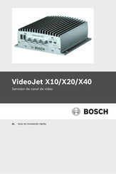 Bosch VideoJet X20 Guía De Instalación Rápida