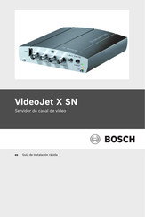 Bosch VideoJet X SN Guía De Instalación Rápida