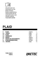 Imetec F2015 Instrucciones De Uso