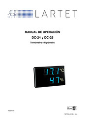 LARTET DC-25 Manual De Operación