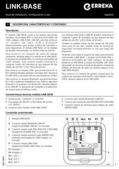 Erreka LINK-BASE Guía De Instalación, Configuración Y Uso