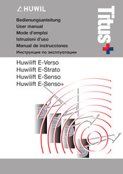 Huwil Huwilift E-Strato Manual De Instrucciones