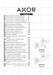 Hansgrohe Axor Citterio M 34635000 Instrucciones De Montaje