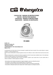 Orbegozo FH 6065 Manual De Instrucciones