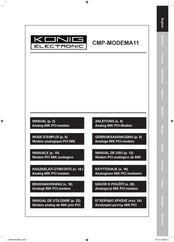 König Electronic CMP-MODEMA11 Manual De Uso