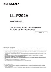 Sharp LL-P202V Manual De Instrucciones
