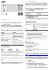 Festo CPX-E-CEC Serie Manual De Usuario