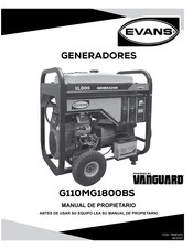 Vanguard Evans G110MG1800BS Manual De Propietario