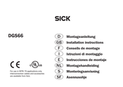 SICK DGS66 Instrucciones De Montaje