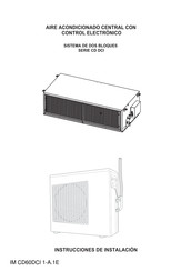 Airwell CD DCI Serie Instrucciones De Instalación