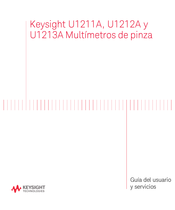 Keysight U1211A Guía Del Usuario Y Servicios