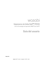 Dell wasabi PZ310 Guia Del Usuario