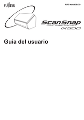 Fujitsu ScanSnap iX500 Guia Del Usuario